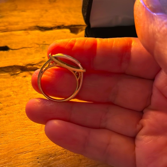 Baguette Diamond Ring Heavy solid real Gold - Picture 3 of 16